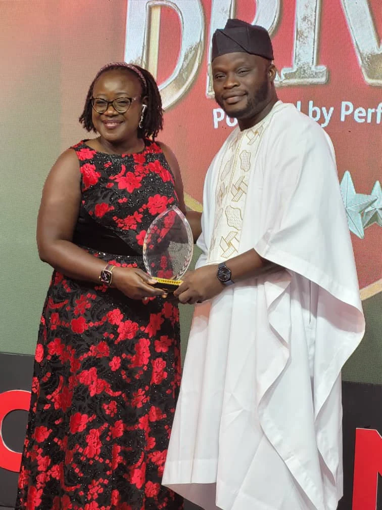 Professional award presentation