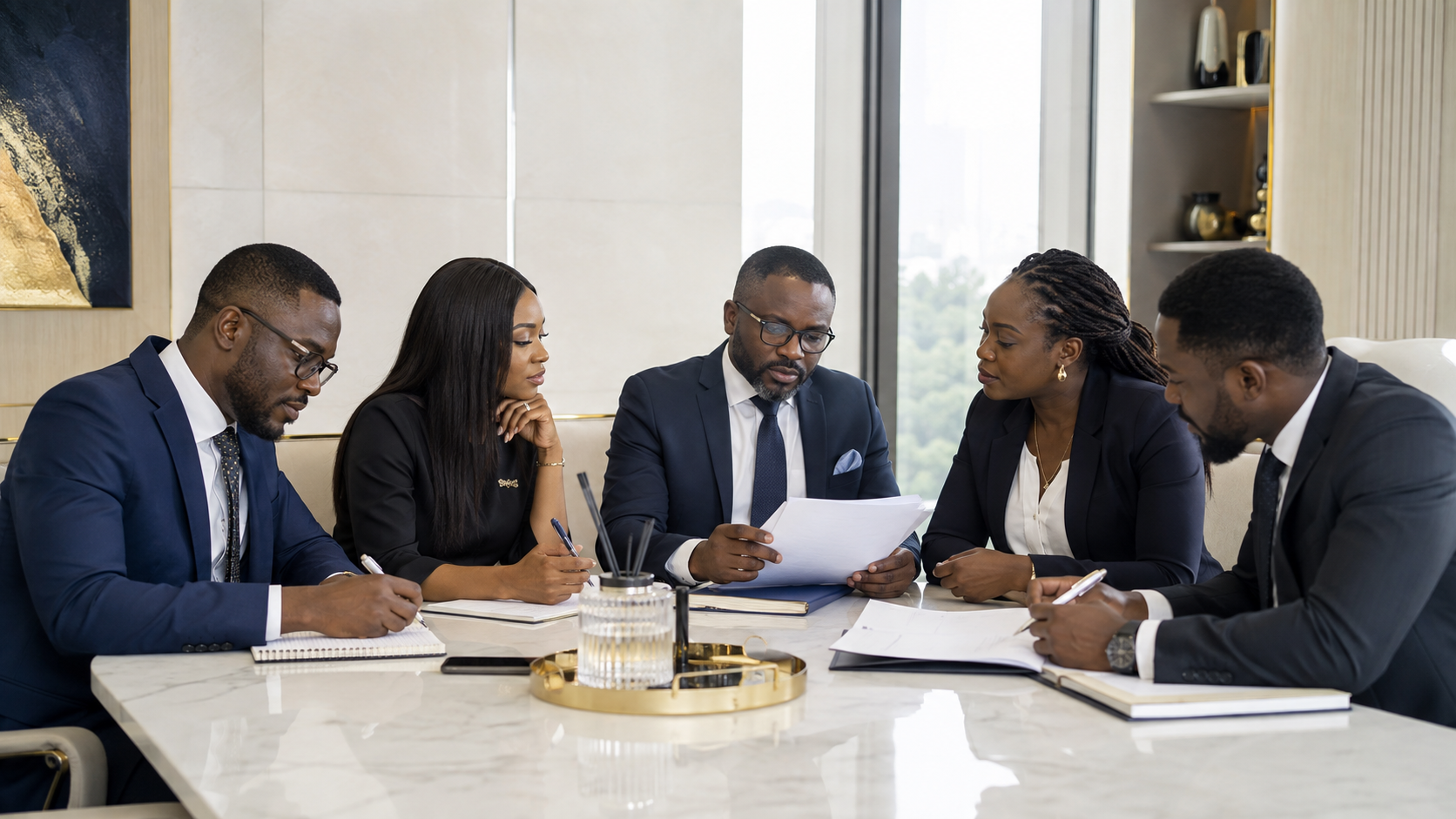Central Pillars legal team collaborating