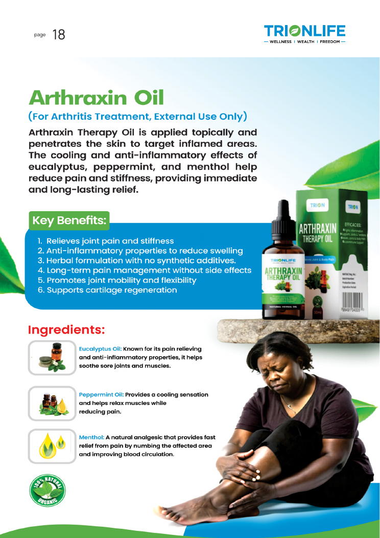Arthraxin Therapy Oil