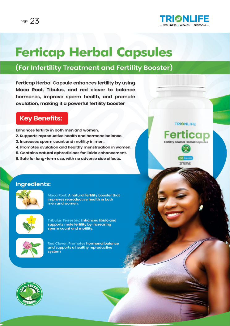 Ferticap Herbal Capsules product information