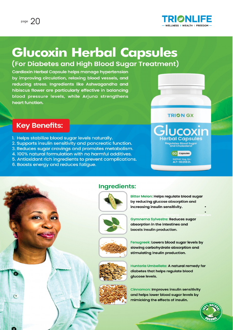 Glucoxin Herbal Capsules