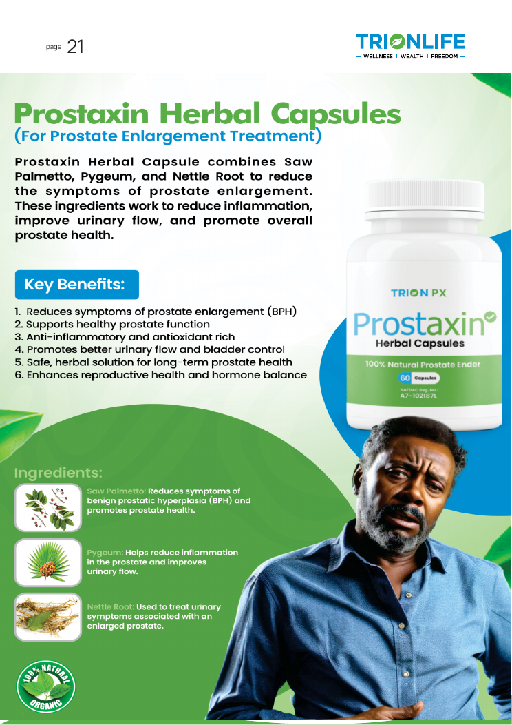 Prostaxin Herbal Capsules